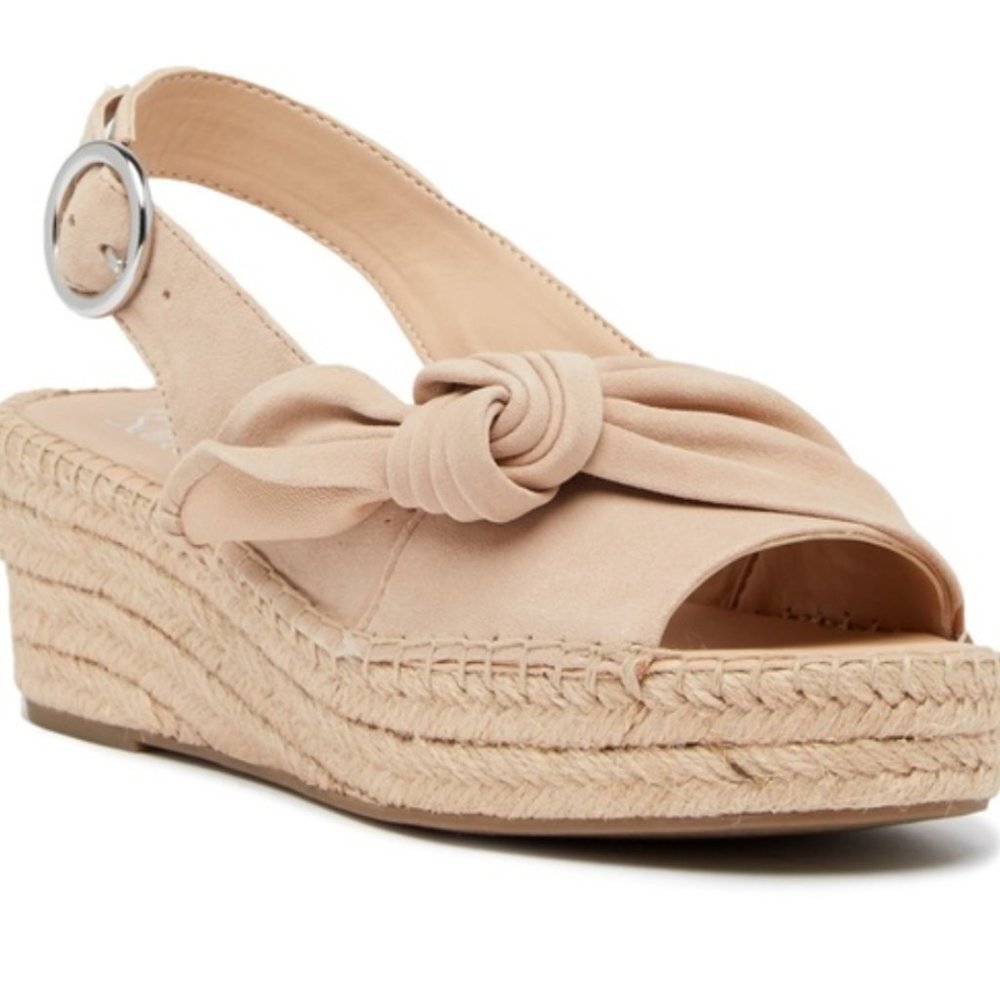 Franco Sarto Suede Slingback Espradrilles – Size 7 - New